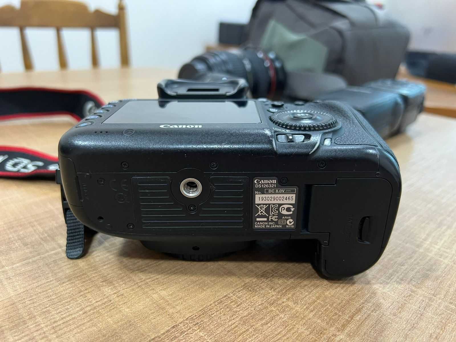 Фотоаппарат Canon 5d mark3, объектив Саnon 24-70 мм, 50 мм, вспышка