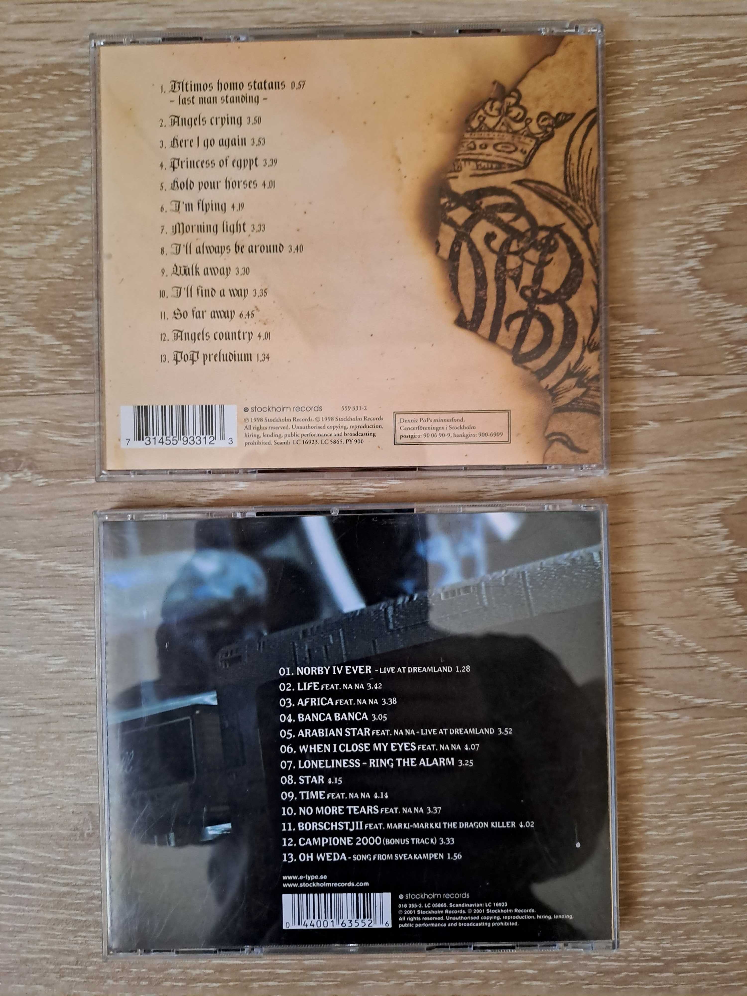 Pachet 2 CD Originale E-Type- Last Man Standing,Euro IV Ever-Eurodance