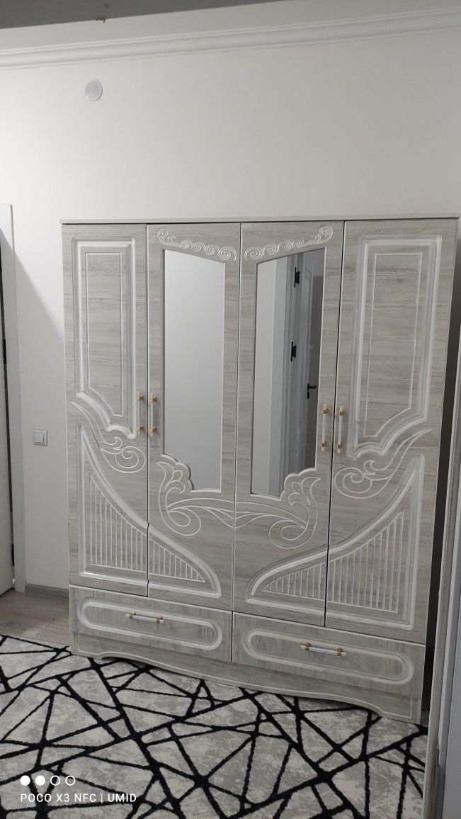 Ijaraga uy 2 xonali Vodnik musaffo maskan