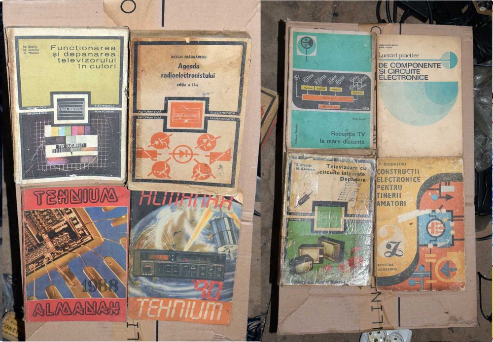 Diverse piese de electronica si Carti de electronica