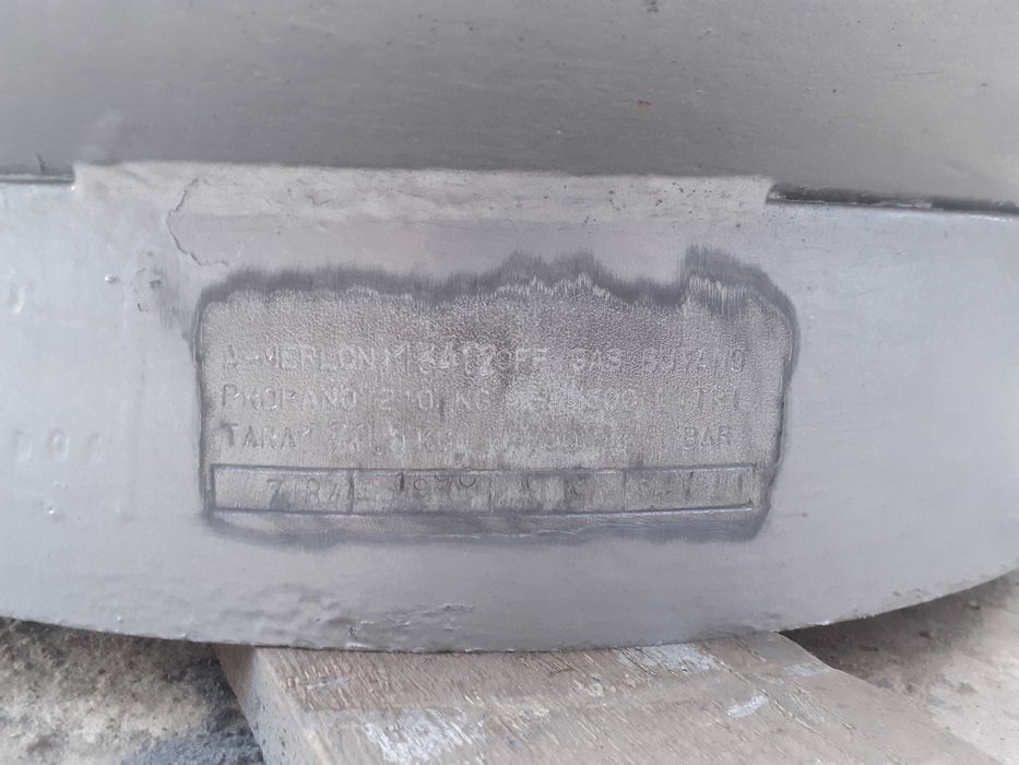 Газов резервоар цистерна 500 L Пропан Бутан LPG сгъстен въздух амоняк