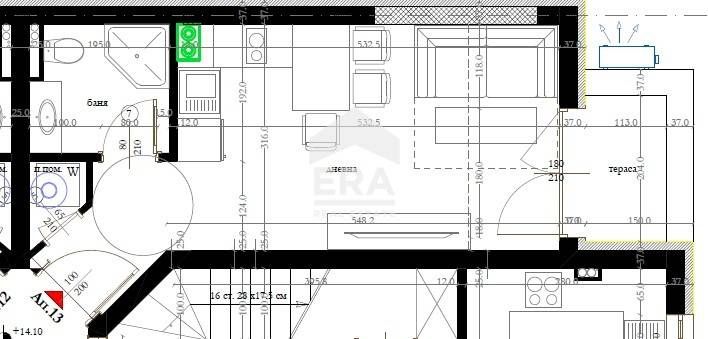 Едностаен апартамент за продажба, в красива новострояща се сграда, рай