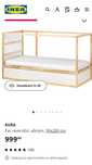 Paturi de copii Ikea 90 x 200