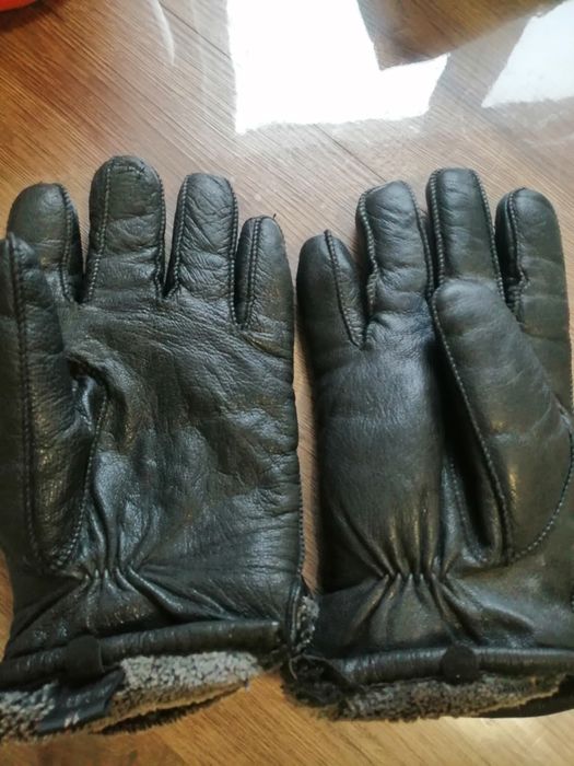 Кожаные перчатки мужские.