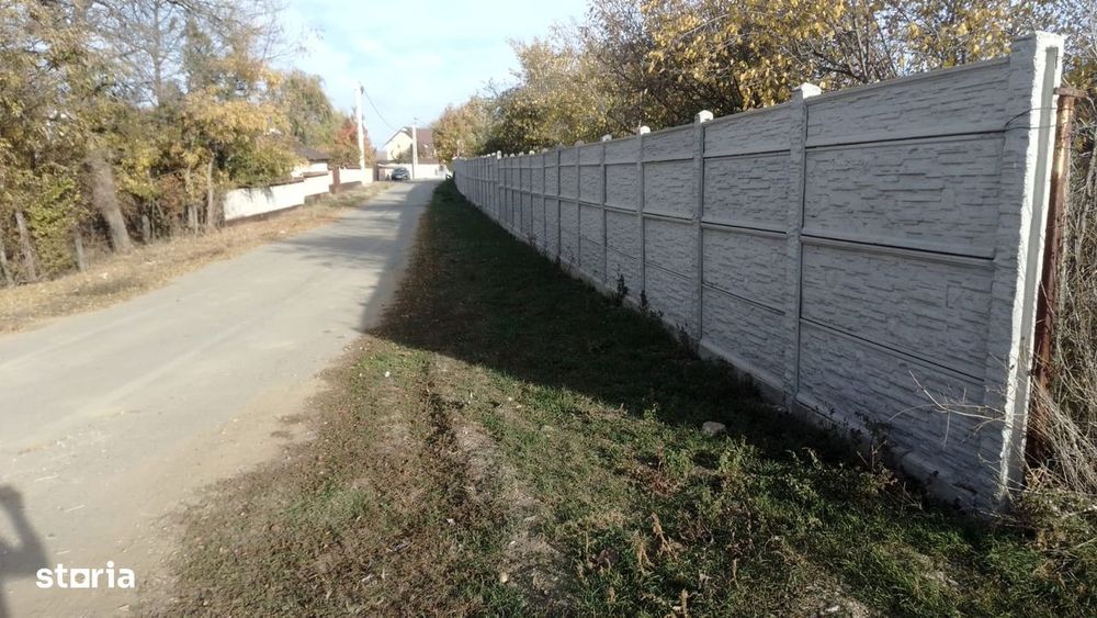 teren intravilan Ghercesti,utilitati,33m deschidere,1550 mp