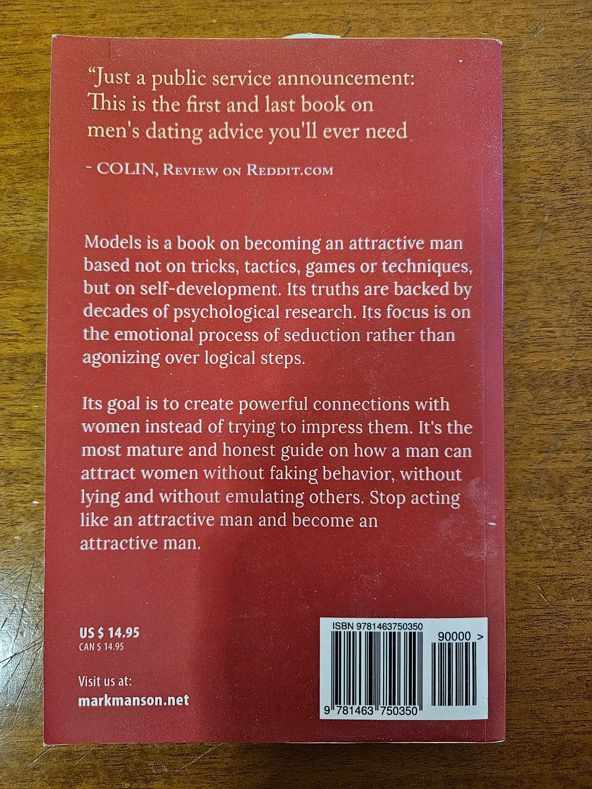 Models. Attract Women Through Honesty - Mark Manson