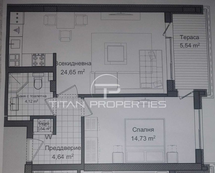 Продава се Двустаен апартамент в Пловдив, Кършияка - 77 кв.м за 1065 €/кв.м - Снимка #9