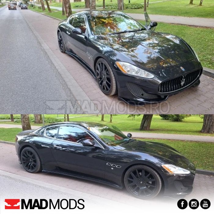 Set prelungiri laterale lip-uri negre bara fata spate BMW Audi Volkswa