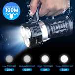 Lanternă LED subacvatica scufundari Sofirn SD01 pro 10000 lumeni