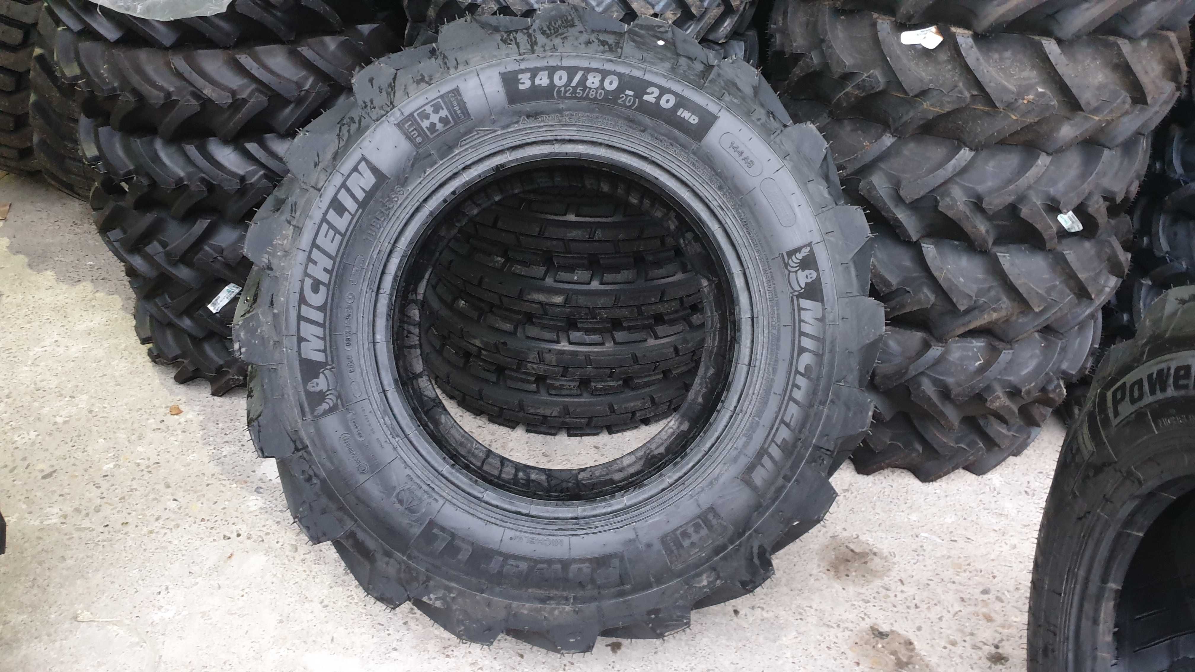 anvelope Michelin PwerCL 12.5/80-20 Cauciucuri NOI 340/80-20