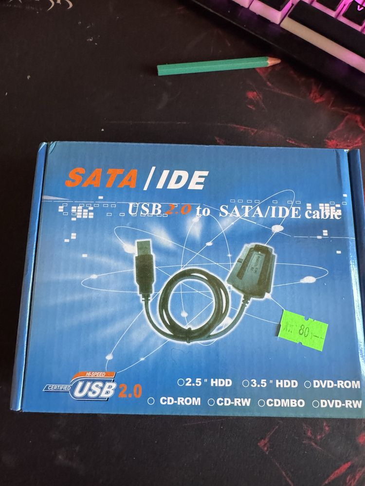 Conector usb 2.0 to sata/ide
