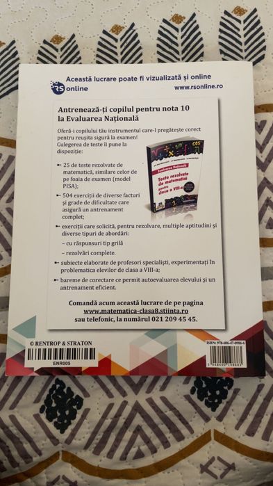 Culegere teste EN română