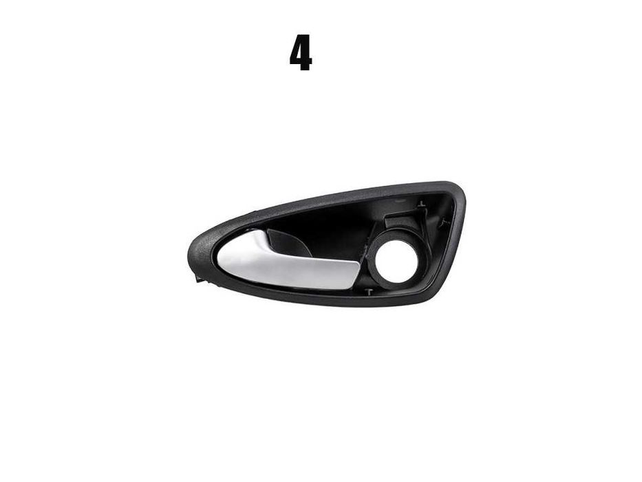 Вътрешна Дръжка за врата за Seat Ibiza 6J (Матиран хром сив , Хром )