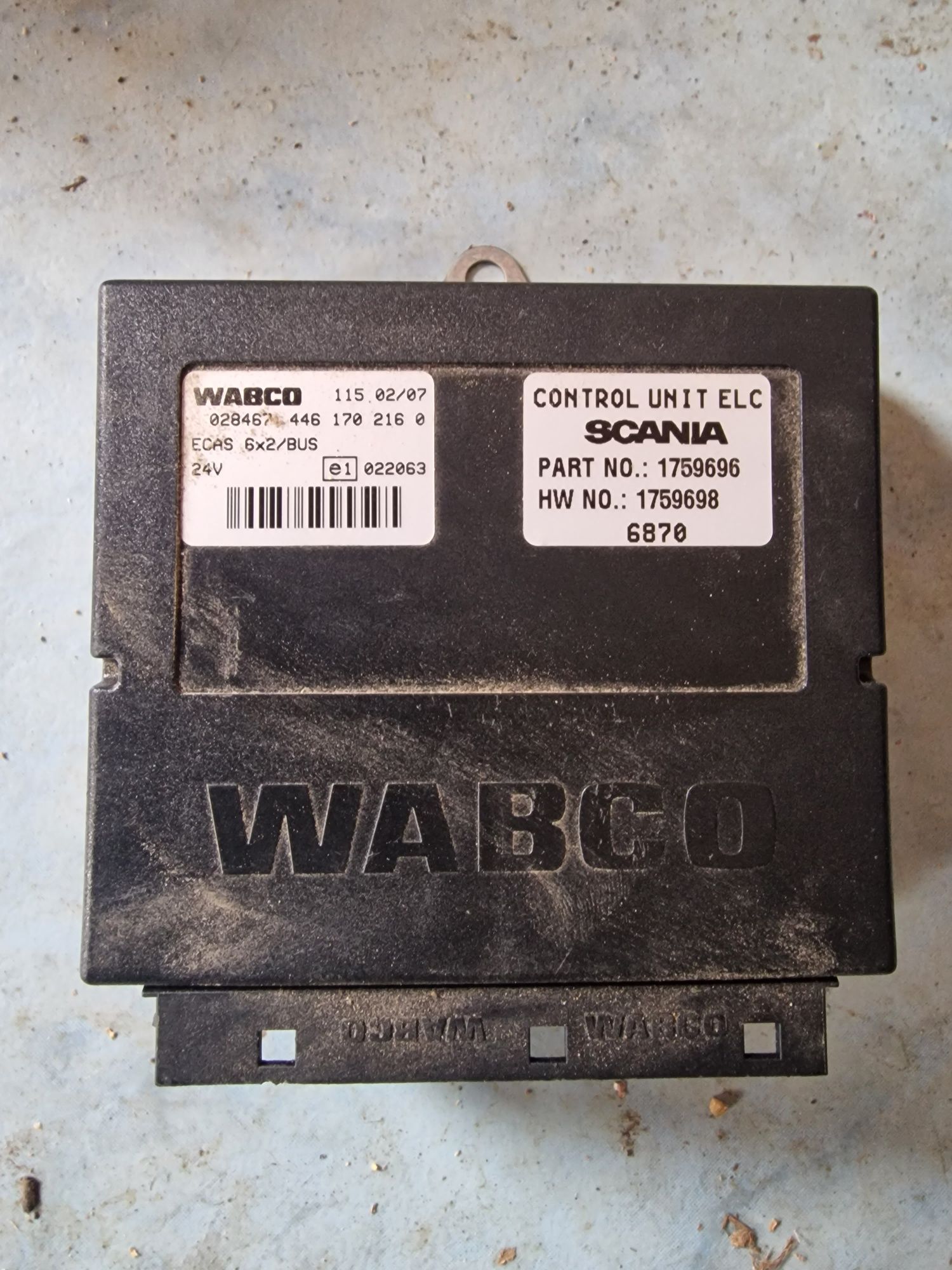 Calculator ECU ECAS WABCO Scania.