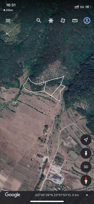 Продава се Парцел в с. Стъргел, Област София-област - 9282 кв.м за 12 €/кв.м - Снимка #1