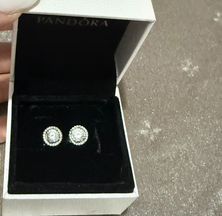 Cercei pandora, argintii