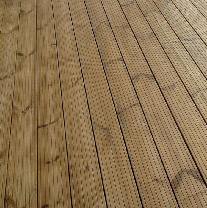 Deck din pin nordic termotratat, Lunawood, grosime 26 mm