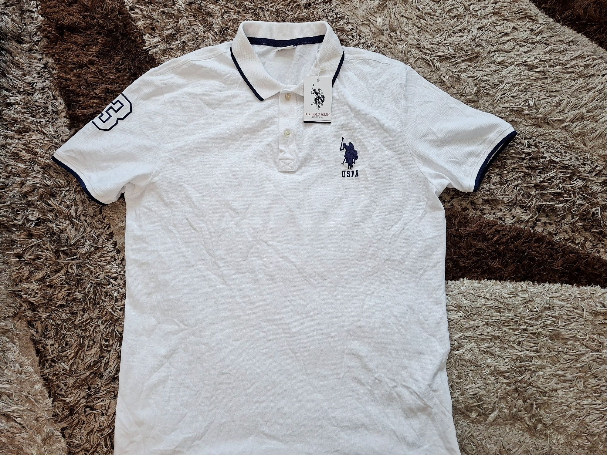 U.S.POLO ASSN.-ОРИГ. Тениска Нова!!!