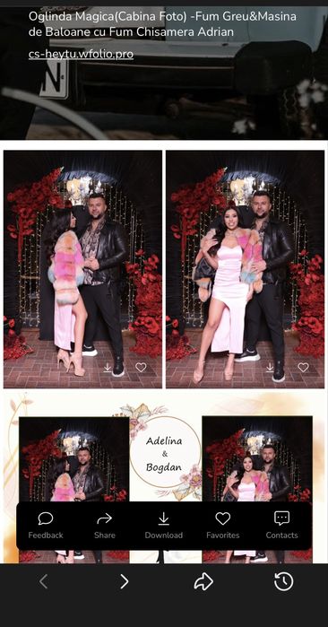 Cabina Foto/ Oglinda Magica Fum Greu și Mașină de Baloane