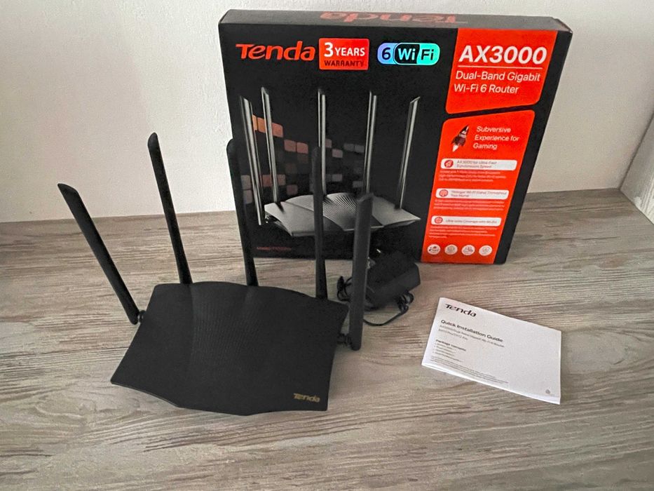 Router Wireless Gigabit TENDA TX12 Pro AX3000, Wi-Fi 6
