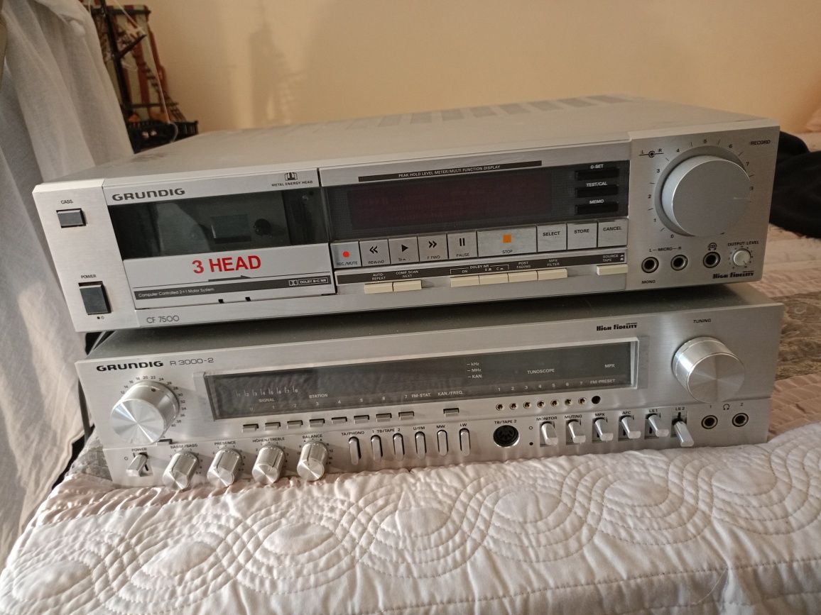 Grundig r3000 и дек Grundig cf7500