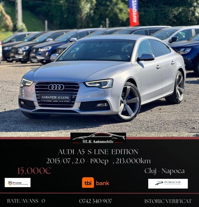 Audi A5 Audi A5 S -Line Edition Garantie Rate fixe Avans 0