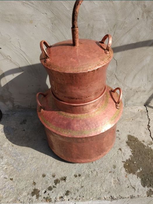 Vindem si facem cazane de țuică din cupru(aramă), iar capacitatea aces