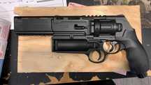 Pistol - LEGAL 24 Jouli - Cu Bile Cauciuc 50MM - FULL METAL Airsoft
