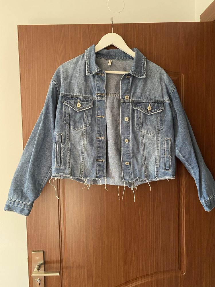 Дънково яке oversize