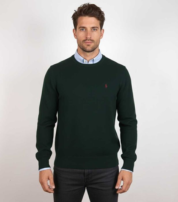 Polo Ralph Lauren - Оригинален мъжки пуловер от вълна размер M