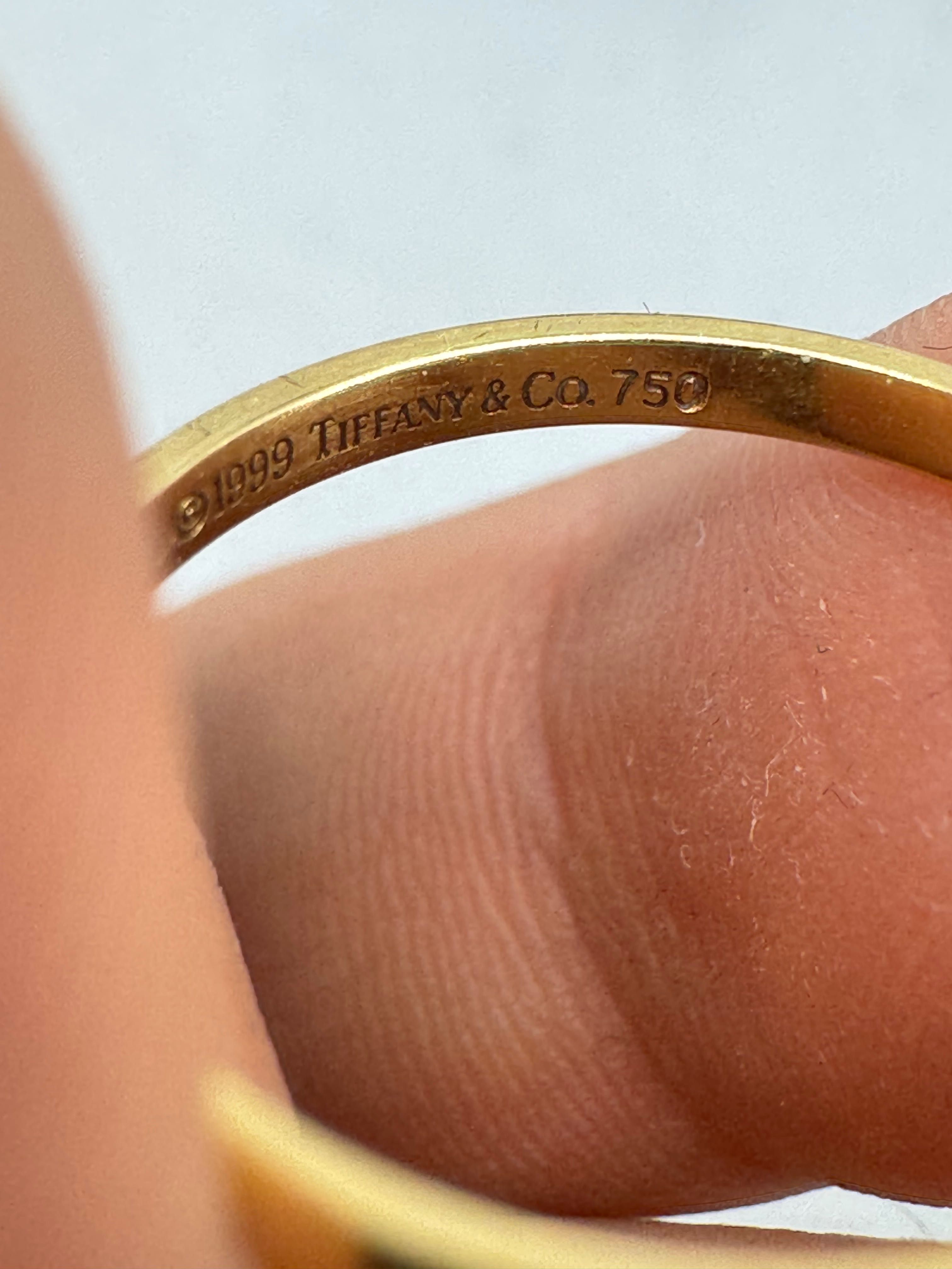 Златна халка Tiffany & Co 18К, дамска/детска