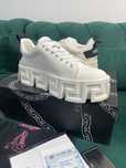 Adidasi Versace Greca piele naturala 100% Premium
