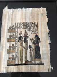 Оригинална египетска рисунка на папирус