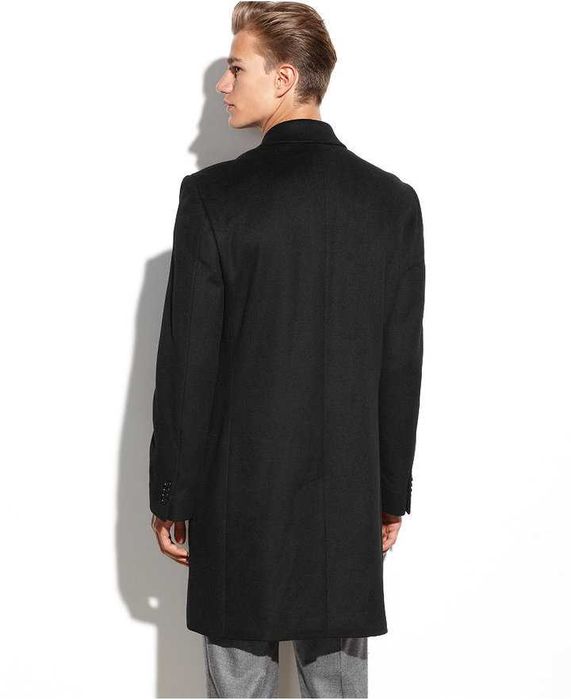Palton regular 54 XL de lux Kenneth Cole NOU lana moale si casmir