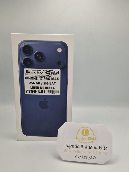 Iphone 17 Pro Max 256 GB Sigilat *Husa +Folie cadou cod 22624