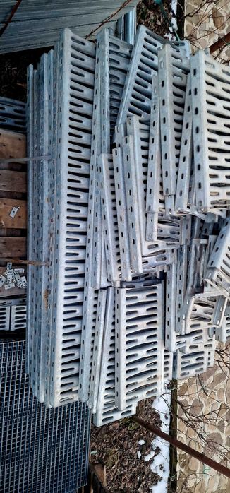 Rigole zincate/gratare zincate/ tablă perforată zincată