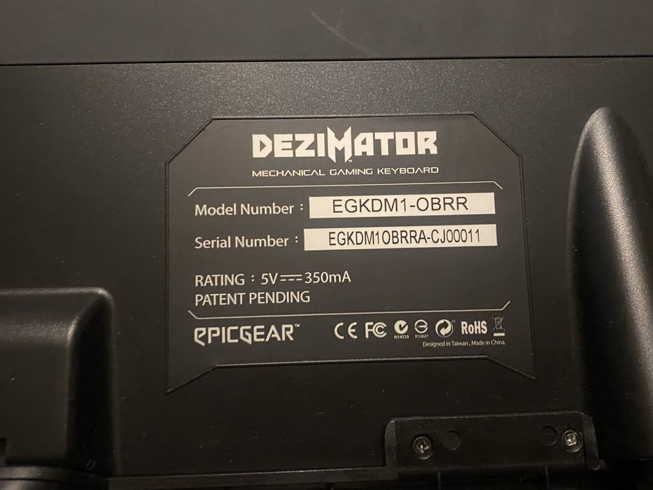 Флагманская клавиатура DEZIMATOR EPICGARE