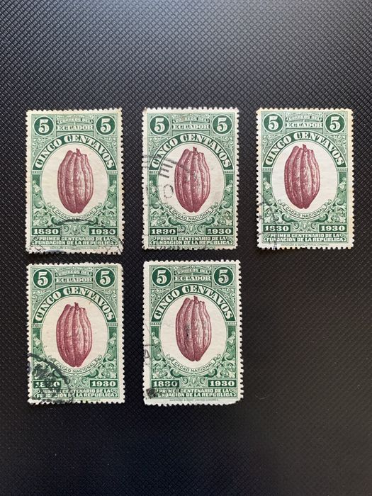Timbre rare Ecuador 1930
