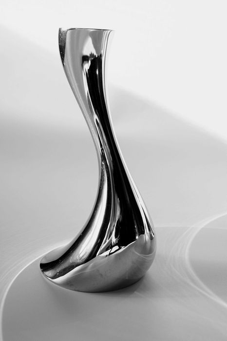 Georg Jensen Danemarca suport lumanari Cobra design modernist