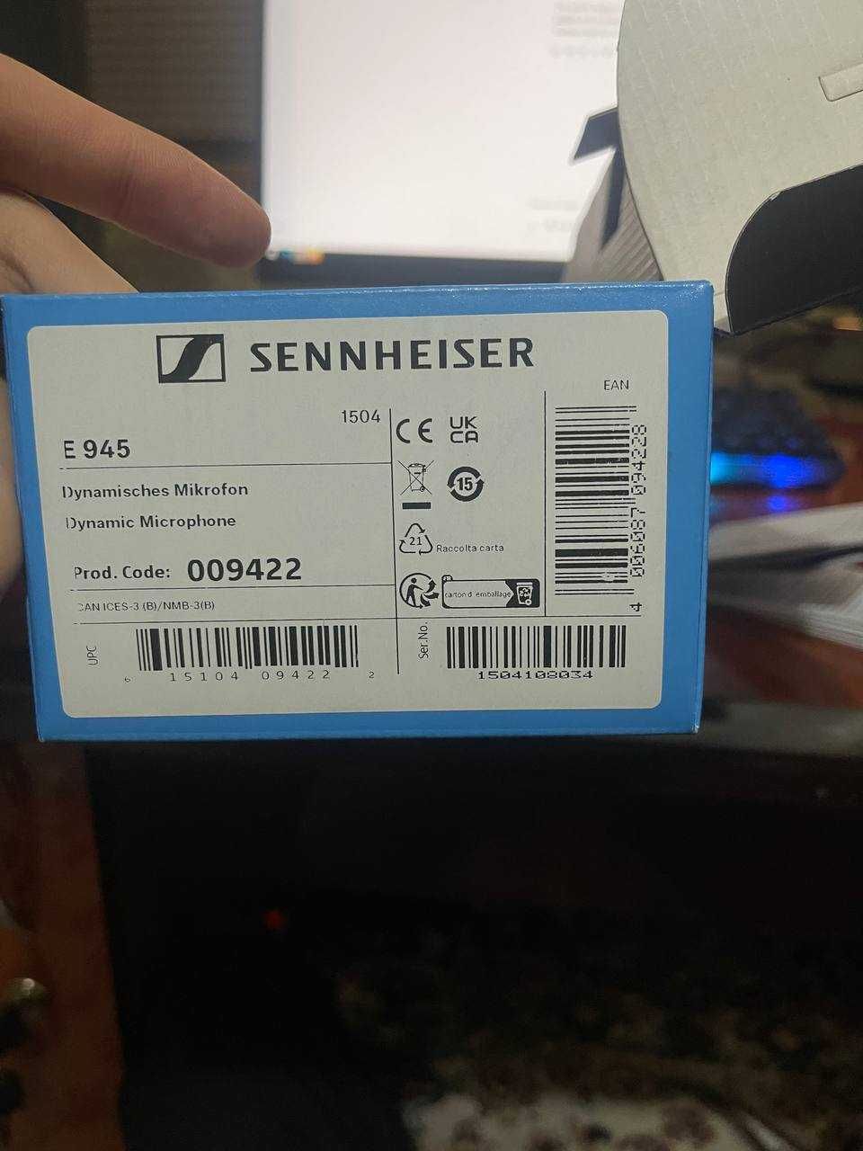 Sennheiser e945 dinamik mikrafon. Shure sm58 dan 10 marotaba yaxshi