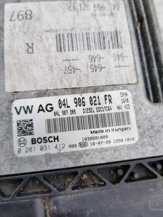 ecu motor audi a6 c7 2.0 cnha 04l906021fr 0281031412