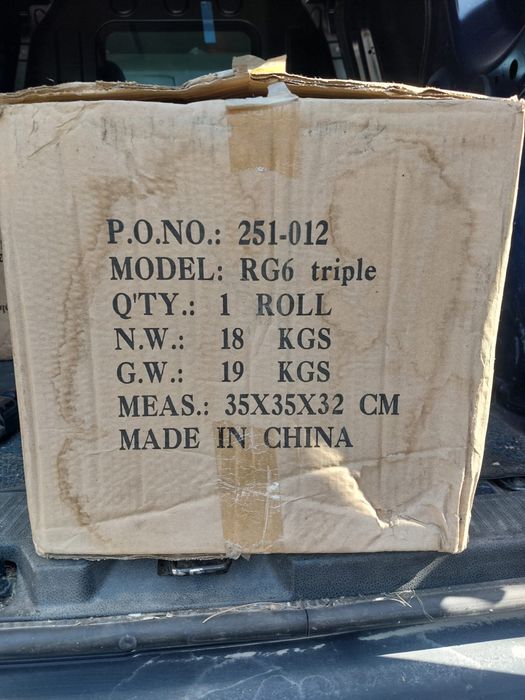 Cablu Coaxial RG6 mes