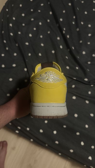 Jordan 1 Travis Canary Yellow