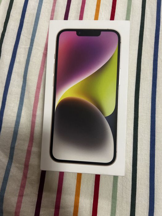 I phone 14. Чисто нов,закупен от A1