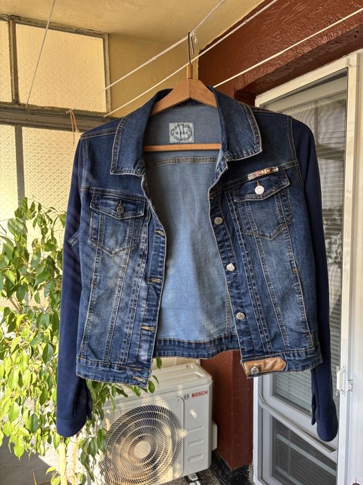 Дамско дънково яке