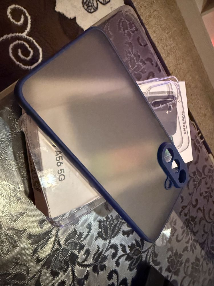 Samsung A56 128GB Grey + 3 кейса