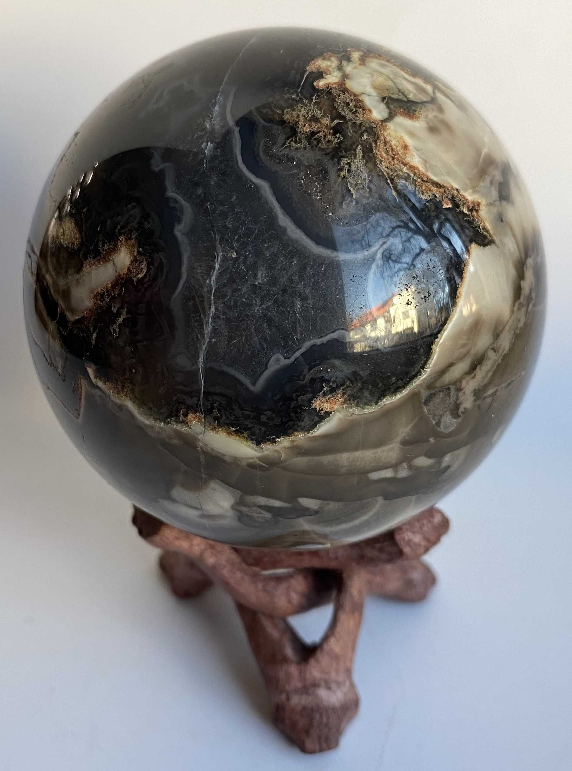 Cristale/Minerale - Agata Vulcanica - sfera piatra semipretioasa