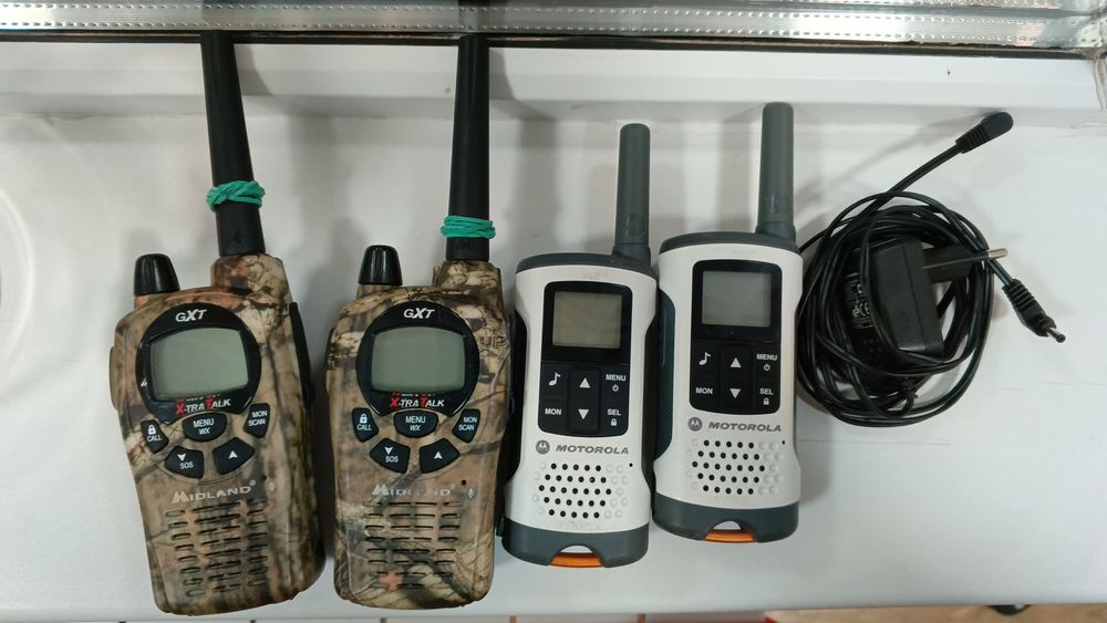 Продам рации Midland gxt1050 и motorola  t-40