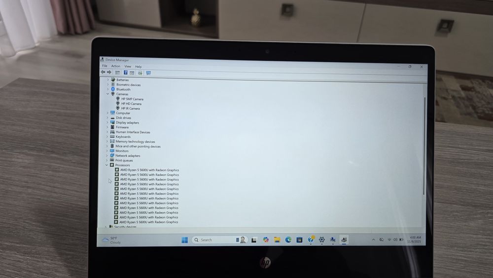 Laptop 2in1, x360 435G8, touchscreen, Ryzen 5 5600, 8Gb, 256Gb ssd,