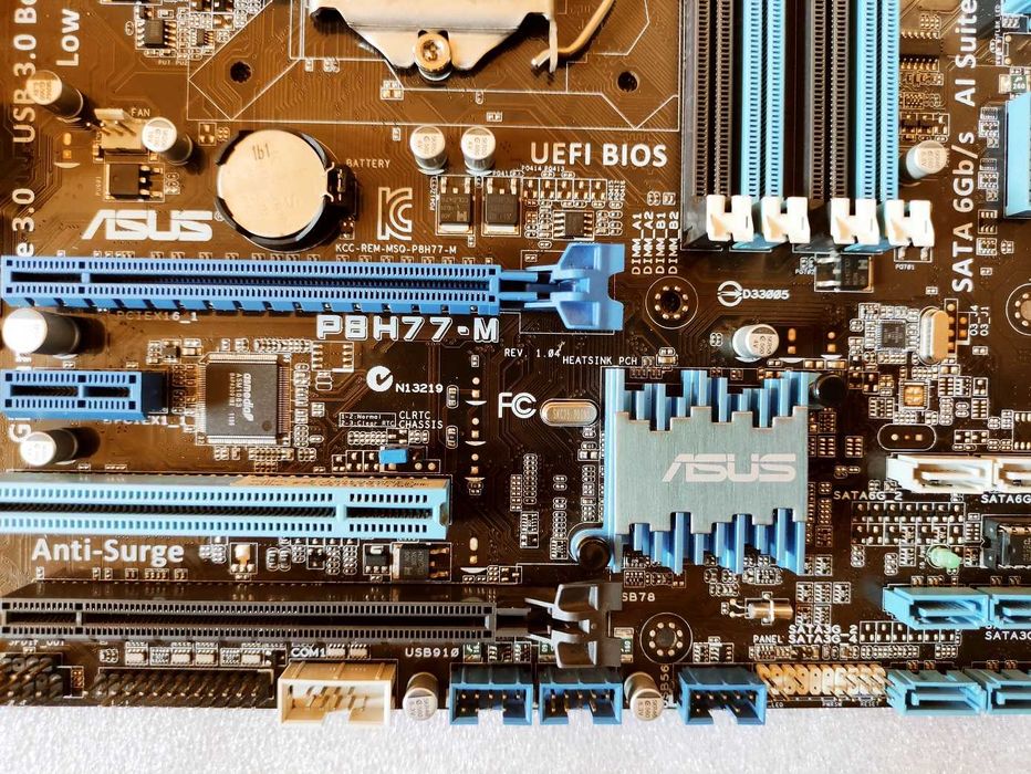 Дънна платка ASUS P8H77-M, s.1155, до 32GB DDR3, HDMI, DVI-D, S/PDIF